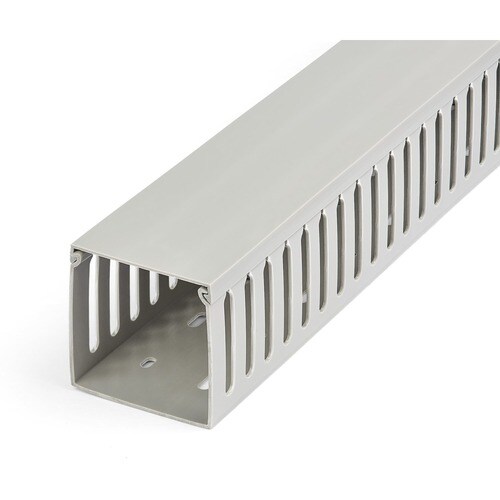 StarTech.com Cable Management Raceway w/Parallel Slots 78in - Network Cable Hider Kit - Slotted Wire Duct System - Cord Co