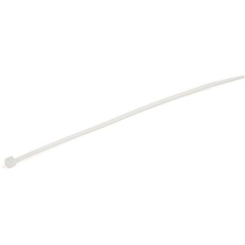 StarTech.com 100 Pack 6" Cable Ties - White Medium Nylon/Plastic Zip Ties Adjustable Network Cable Wraps UL TAA - Cable Ti