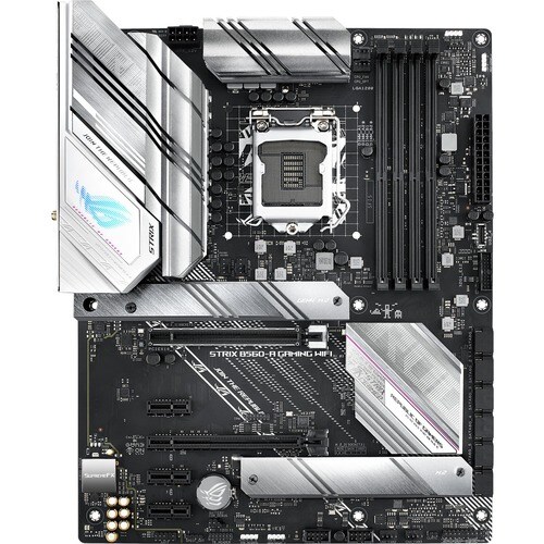 Asus ROG Strix B560-A Gaming WIFI Desktop Motherboard - Intel B560 Chipset - Socket LGA-1200 - ATX - Pentium Gold, Celeron