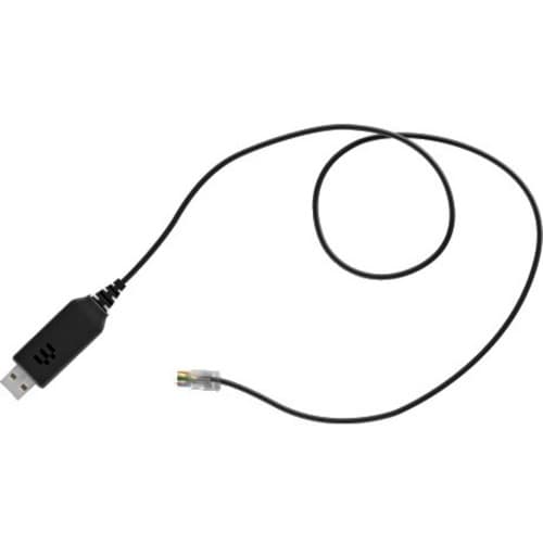 EPOS Adapter Cable USB to RJ 9 USB-RJ9 01 - RJ-9/USB Phone Cable for Phone, Headset, Microphone - First End: 1 x USB Type 