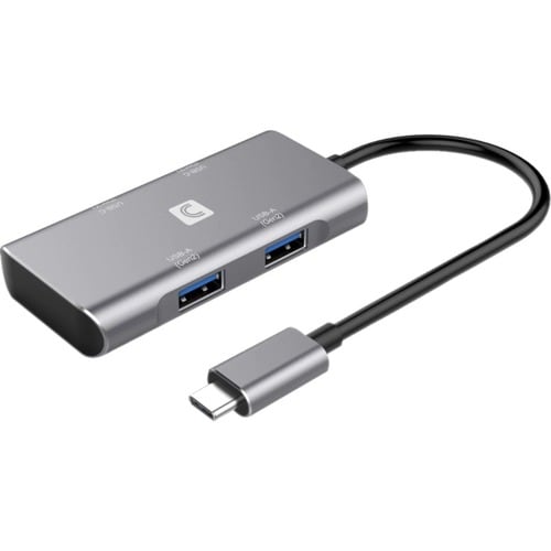 Comprehensive VersaHub VHUB-USBC2A2C USB Hub - USB 3.2 (Gen 2) Type C - External - 4 USB Port(s) - UASP Support - iPadOS, 