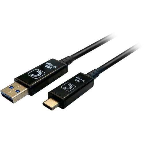 Comprehensive Pro AV/IT USB 10G (3.2 Gen 2) A Male to C Male AOC Active Plenum Cable 35ft - 35 ft Fiber Optic Data Transfe