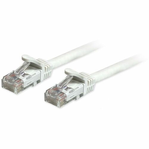 Comprehensive Cat6a Unshielded (UTP) Snagless Ethernet Patch Cable White 25ft - 25 ft Category 6a Network Cable for Networ