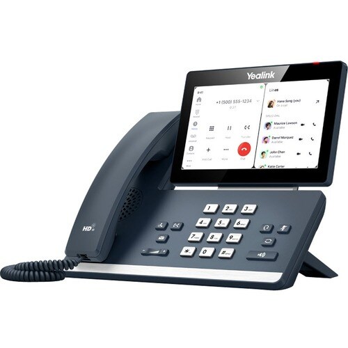 Yealink MP58-WH IP-Telefon - Verkabelt/Kabellos - Schnurgebunden - Desktop - Grau - VoIP - 2 x Netzwerk (RJ-45) - PoE Ports