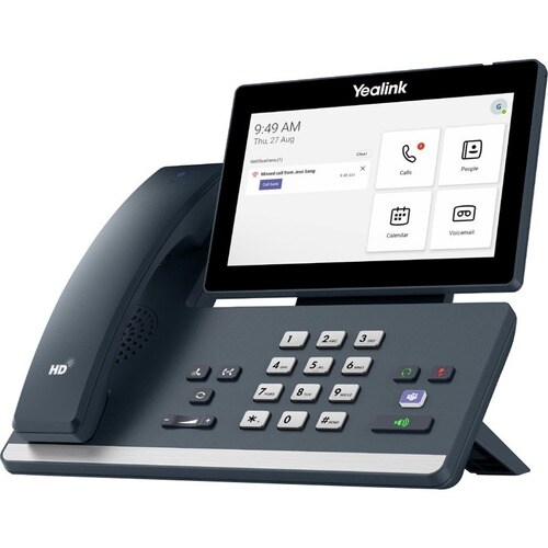 Yealink MP58 IP-Telefon - Verkabelt/Kabellos - Schnurgebunden - Desktop - Grau - VoIP - 2 x Netzwerk (RJ-45) - PoE Ports