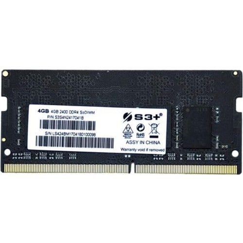 S3+ RAM Module for Portable Computer - 8 GB (1 x 8GB) - DDR4-2666/PC4-21333 DDR4 SDRAM - 2666 MHz - CL19 - 1.20 V - Non-EC