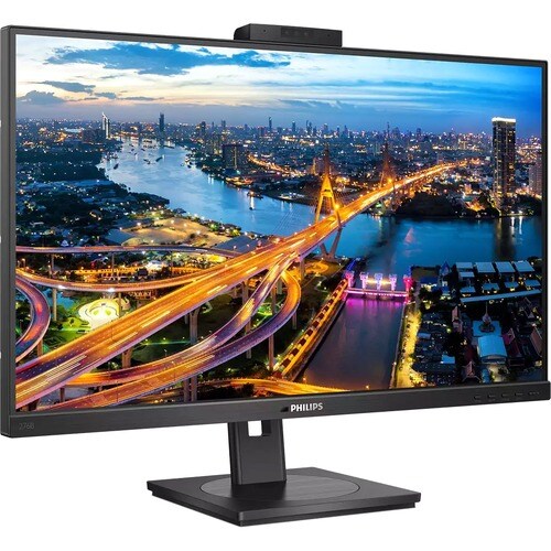 Philips 276B1JH 27" (68.6 cm) Class Webcam WQHD LCD Monitor - 16:9 - Textured Black - 27" (68.6 cm) Viewable - In-plane Sw