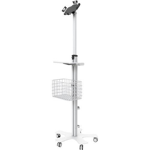 CTA Digital Medical Mobile Floor Stand with VESA Tablet Security Holder - Up to 12.90" Screen Support - Floor