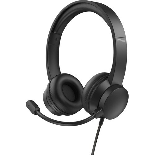 Auriculares Trust HS-200 Cableado De Diadema Estéreo - Biauricular - Supra-aural - 20 Hz a 20 kHz - 180 cm Cable - Omni Di