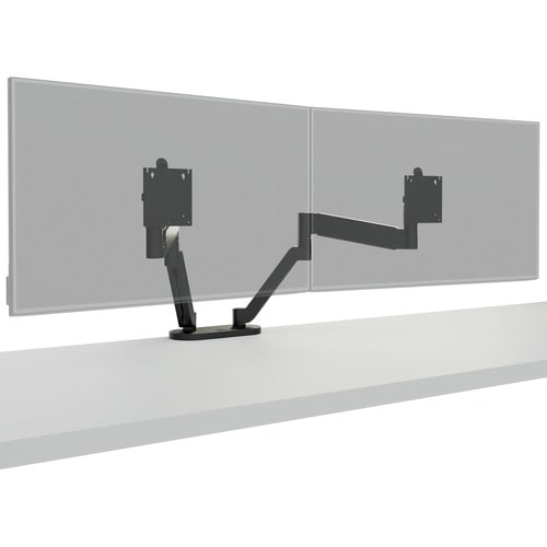 Chief Koncis Dual Arm Display Mount - For Displays 10-32" - Black - Height Adjustable - 2 Display(s) Supported - 32" Scree