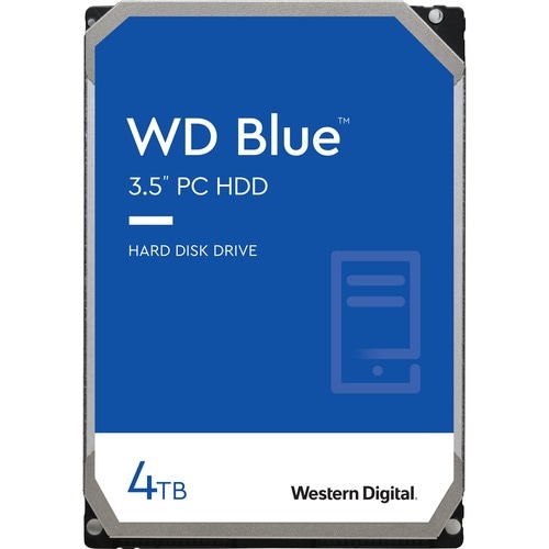 WD Blue WD40EZAZ 4 TB Hard Drive - 3.5" Internal - SATA (SATA/600) - Desktop PC, All-in-One PC Device Supported - 5400rpm 