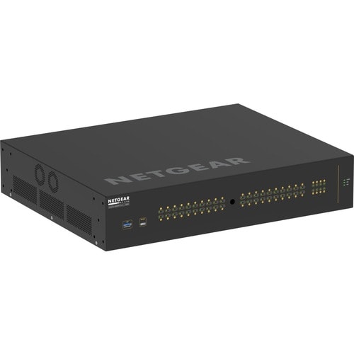 Netgear M4250-40G8XF-PoE++ AV Line Managed Switch - 40 Ports - Manageable - 3 Layer Supported - Modular - 82.60 W Power Co