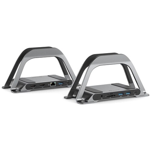 ALOGIC Bolt Plus USB-C Docking Station with stand - ALOGIC Bolt Plus 10-in-1 USB-C Hub Laptop docking station with 100W Po