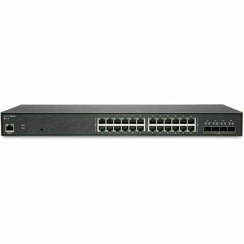 SonicWall SWS14-24 24 Ports Manageable Ethernet Switch - Gigabit Ethernet, 10 Gigabit Ethernet - 1000Base-T, 10GBase-X - 2