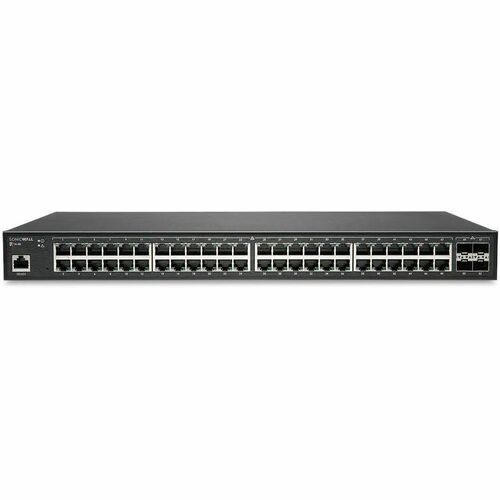 SonicWall SWS14-48 48 Ports Manageable Ethernet Switch - Gigabit Ethernet, 10 Gigabit Ethernet - 1000Base-T, 10GBase-X - 2