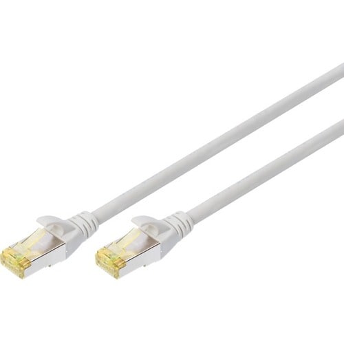 CAT 6A S/FTP PATCH CORD10P AWG 26/7 0.5 M 10 PIECES GREY