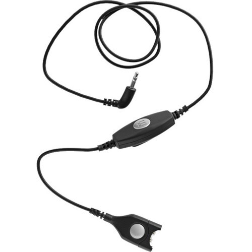 EPOS Standard Bottom Cable, ED to 3.5 3 Pole CALC 01 - Easy Disconnect/Mini-phone Audio Cable for Audio Device, Telephone 