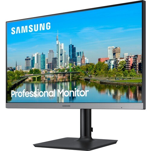 Samsung F24T650FYR 61 cm (24 Zoll) Full HD LED Gaming-LCD-Monitor - 16:9 Format - Blaugrau - 609,60 mm Class - IPS-Technol