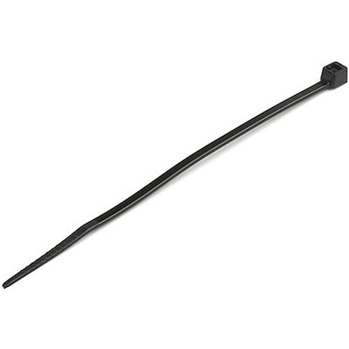 4XEM 250 Pack 6" Cable Ties - Black Medium Nylon/Plastic Zip Tie - Cable Tie - Black - 250 - 75.18 lb Loop Tensile - 6" Le