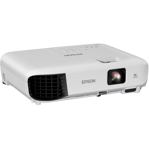 Epson PowerLite E10+ 3LCD Projector - 4:3 - 1024 x 768 - Ceiling, Rear, Front - 6000 Hour Normal Mode - 12000 Hour Economy