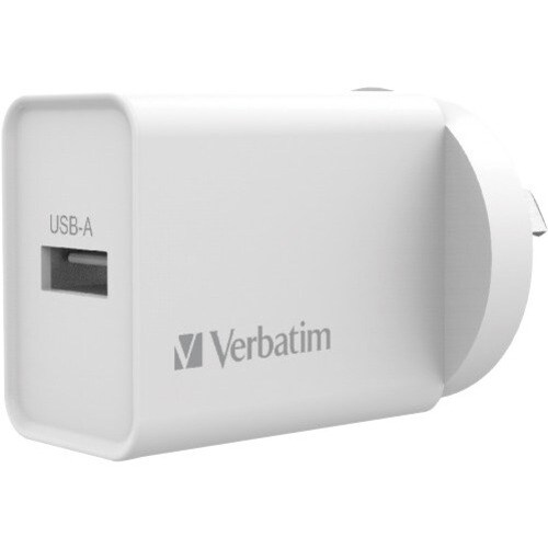 Verbatim VAPUCO88 AC Adapter - 120 V AC, 230 V AC Input - 5 V DC Output - 2.40 A - White