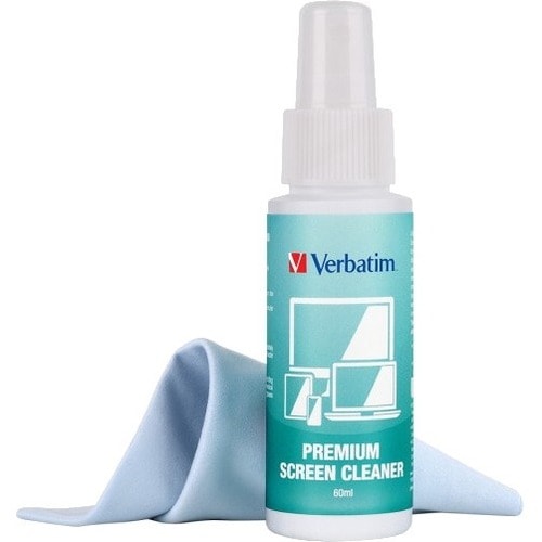 Verbatim Cleaning Kit for Display Screen - Environmentally Friendly, Anti-bacterial, Streak-free, Anti-static