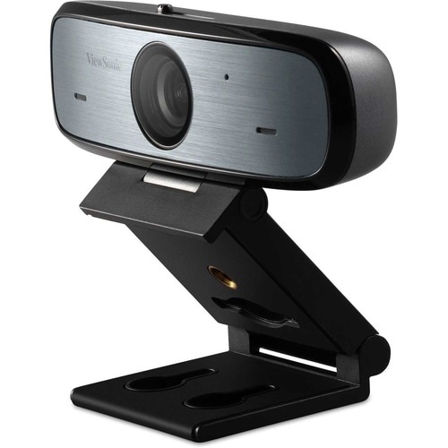 ViewSonic VB-CAM-002 Video Conferencing Camera - 30 fps - Black, Silver - Micro USB - 1920 x 1080 Video - 90° Angle - Micr