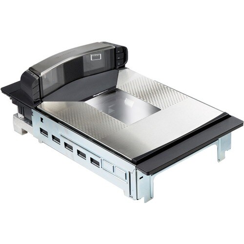 Datalogic Magellan 9800i Retail, Self-checkout In-counter Barcode Scanner - Cable Connectivity - Black, Silver - 1D, 2D - 