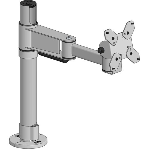 Bras support d'écran SpacePole pour Ecran Plat - Réglable en hauteur - 75 x 75, 100 x 100 - Compatibilité VESA