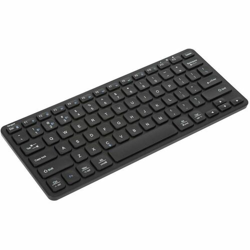 Targus Compact Multi-Device Bluetooth Antimicrobial Keyboard, Black - Wireless Connectivity - Bluetooth - Windows, macOS -