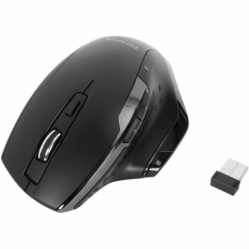 Targus Antimicrobial Ergo Wireless Mouse - BlueTrace - Wireless - Radio Frequency - 2.40 GHz - Black - USB Type A - 1600 d
