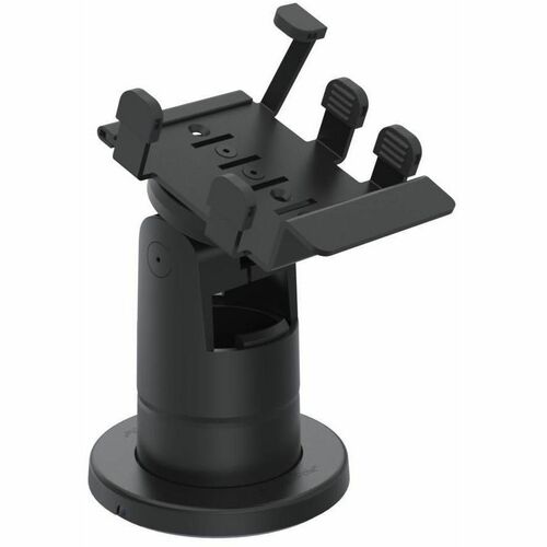 SpacePole Stack Counter Mount for Payment Terminal - Black - Metal, Composite - 1 / Box