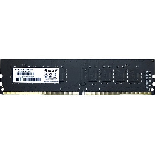 S3+ RAM Module for Desktop PC, Server - 8 GB (1 x 8GB) - DDR4-2666/PC4-21333 DDR4 SDRAM - 2666 MHz Single-rank Memory - CL