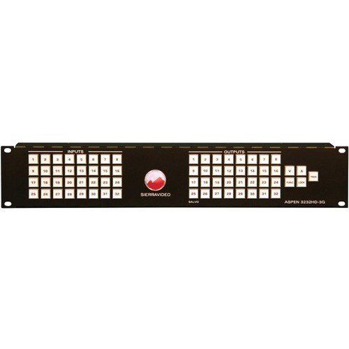 Kramer Aspen 3232HD-3G Audio/Video Switchbox - Cable - Twisted Pair - 32 Input Device - 32 Display - Display - 155 m Range