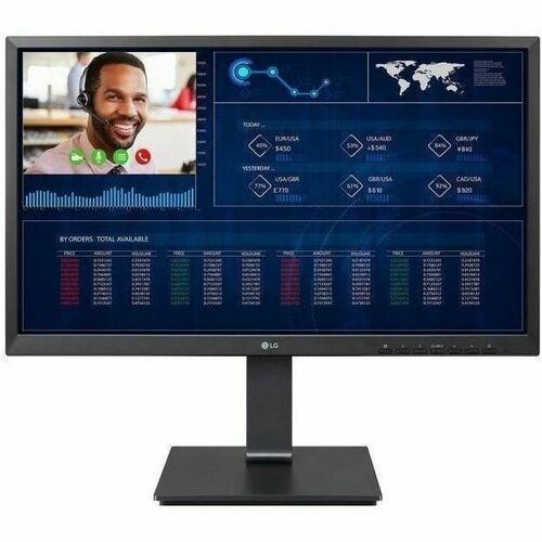 LG 24CN650N-6A All-in-One Thin Client - Intel Celeron J4105 Quad-core (4 Core) 1.50 GHz - Black - 4 GB RAM DDR4 SDRAM - 16