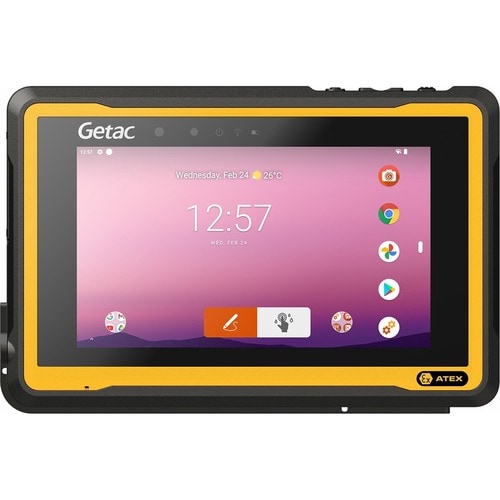 Tablette Getac ZX70 G2-EX Durci - 17,8 cm (7") HD - Octa-core (8 Core) 1,95 GHz - 4 Go RAM - 64 Go Stockage - Android 10 -