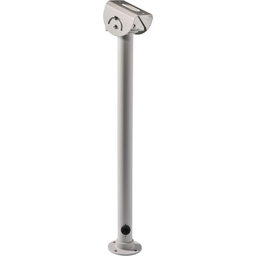 Support en colonne pour caisson pour caméra, charge max. 5 kg, finition gris clair, 61 cm de long, pour utilisation intéri