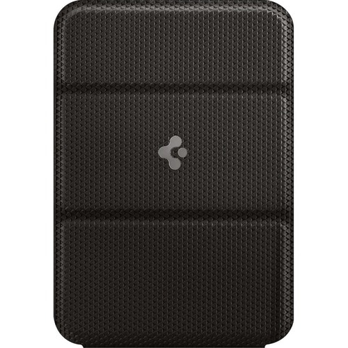 Spigen Card, iPhone Card Holder - 65 mm x 95 mm x 5.3 mm x - Polyurethane Leather, Suede - Black