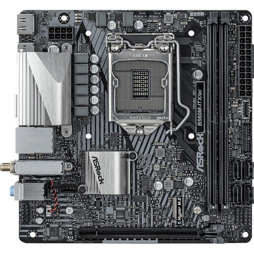 ASRock B560M-ITX/ac Desktop Motherboard - Intel Chipset - Socket LGA-1200 - Mini ITX - Pentium Gold, Celeron, Core i5, Cor