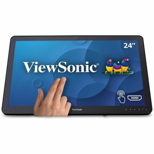 ViewSonic TD2430 24.0" Class LCD Touchscreen Monitor - 16:9 - 25 ms - 59.9 cm (23.6") Viewable - Projected Capacitive - Mu