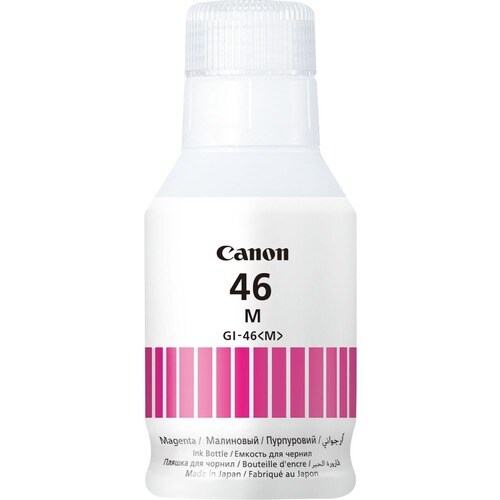 Canon GI-46M Refill Ink Bottle - Magenta - Inkjet - 14000 Pages - 1 Piece