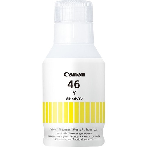 Canon GI-46Y Refill Ink Bottle - Yellow - Inkjet - 14000 Pages - 1 Piece