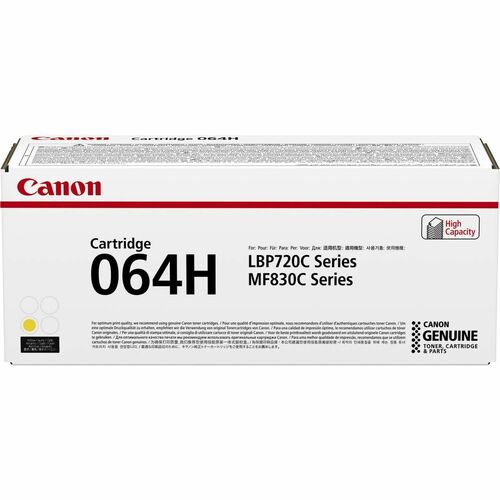 Canon 064H Hoch Kapazität Laserdruck Tonerkartusche - Gelb - Originaler Pack