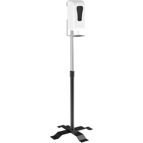 CTA Digital Compact Automatic Soap Dispenser Floor Stand - 49" Height - Floor - Steel, Acrylic
