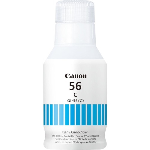 Canon GI-56C Refill Ink Bottle - Cyan - Inkjet - 14000 Pages - 1 Piece