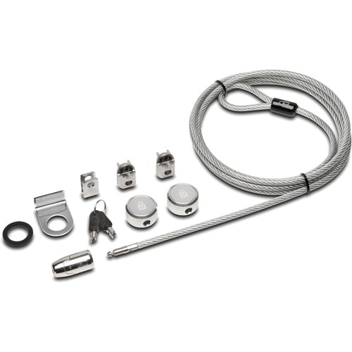 Kensington Mac Pro and Pro Display XDR Locking Kit - 7.87 ft Cable - Keyed Lock - Silver - Carbon Steel, Plastic - For Not