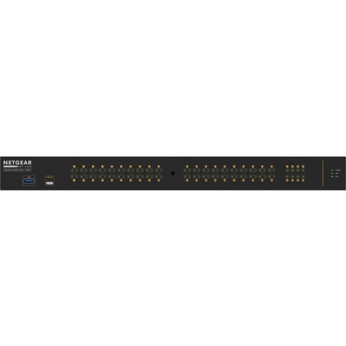 Netgear M4250-40G8F-PoE+ AV Line Managed Switch - 40 Ports - Manageable - 3 Layer Supported - Modular - 8 SFP Slots - 59.5
