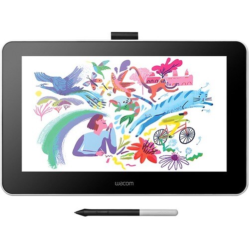 Wacom One DTC133W0A Tableta gráfica - 33.8cm (13.3") - Cable - 294.64mm x 165.10mm Active Area - 4096 Nivel de presión - L