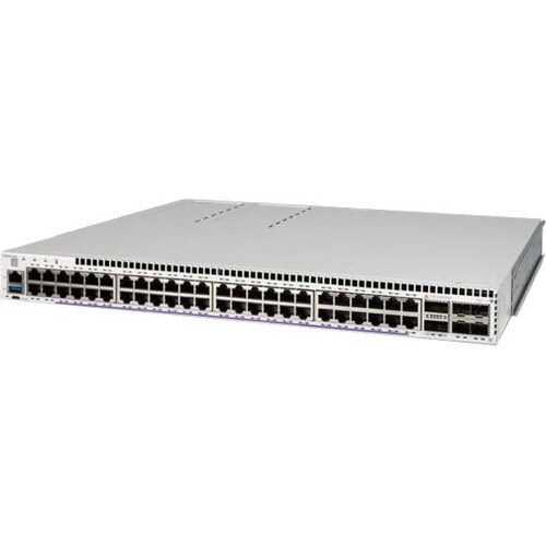 OS6860N-P48Z: MULTI-GIGE L3 1 RU CHASSIS WITH 36 10/100/1000 B