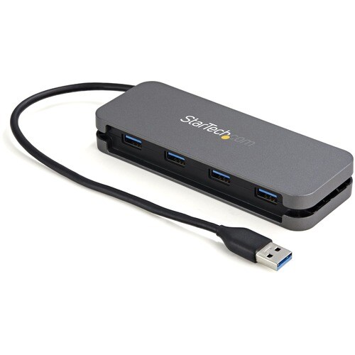 StarTech.com HB30AM4AB. Hostschnittstelle: USB 3.2 Gen 1 (3.1 Gen 1) Type-A, Hub-Schnittstellen: USB 3.2 Gen 1 (3.1 Gen 1)